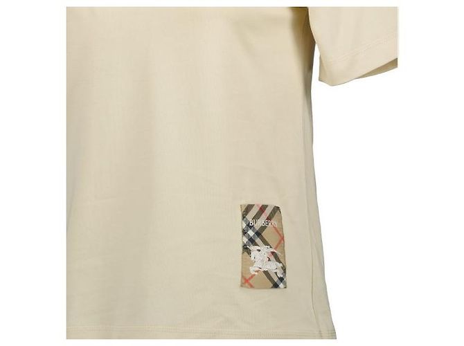 Burberry Check Label Baumwoll-T-Shirt - Ansicht 4