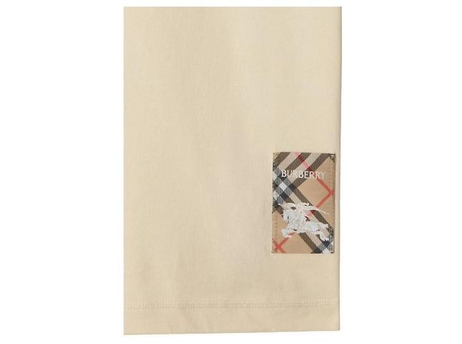 Burberry Check Label Baumwoll-T-Shirt - Ansicht 5
