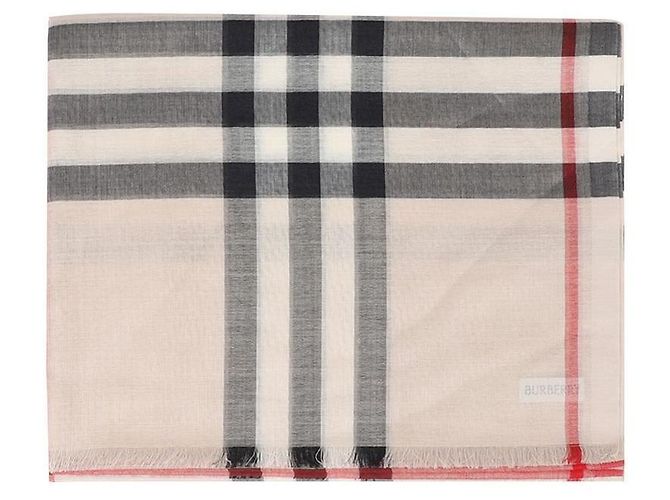 Burberry Bufanda de lana y seda a cuadros - vista 5