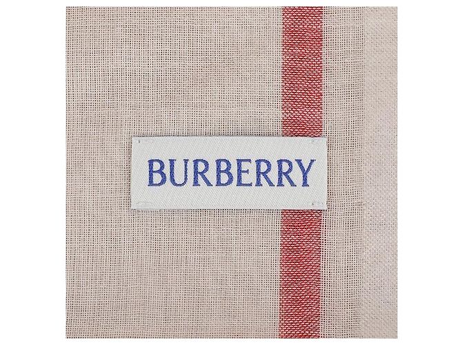 Burberry Bufanda de lana y seda a cuadros - vista 8