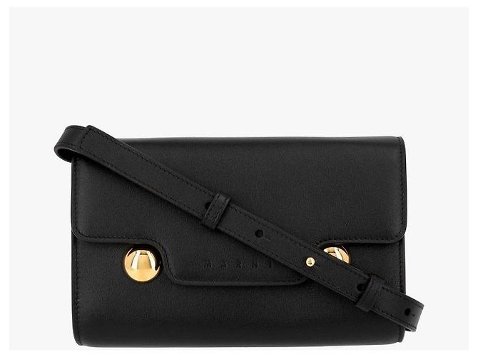 Marni Bolso bandolera para mujer Trunkaloo de piel de becerro - vista 8