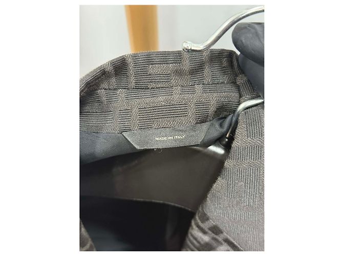 Fendi Veste Blazer en Jacquard Monogramme Taille - vue 3