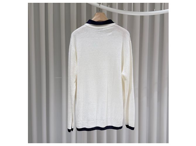Kiton Leinenstrick mit Kragen (Grade A/XL) - Ansicht 5
