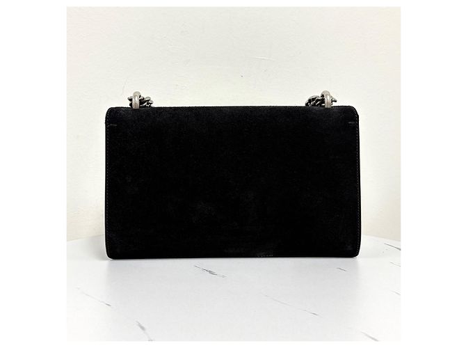 Gucci Borsa a tracolla Dionysus GG Supreme con catena Nero - vista 5