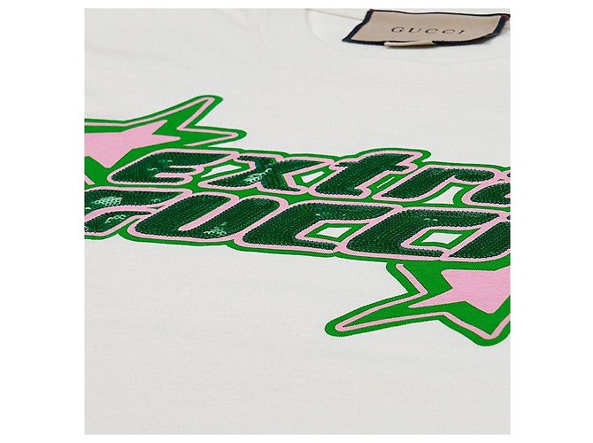 Gucci Extra Cotton Jersey T-Shirt mit kurzen Ärmeln - Ansicht 5