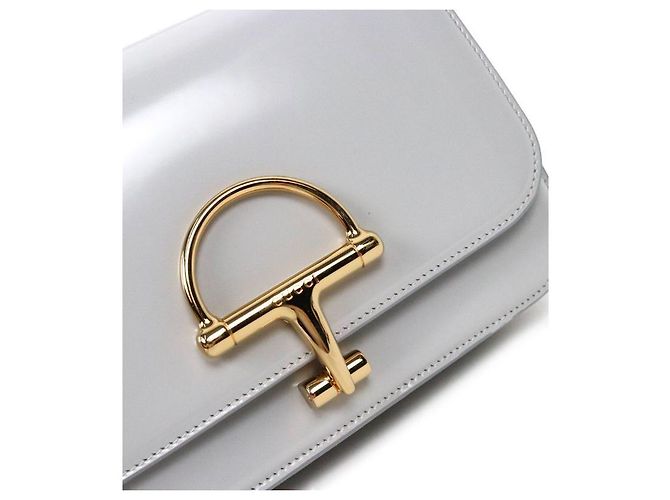 Gucci Borsa a tracolla Siena piccola in pelle grigia - vista 8