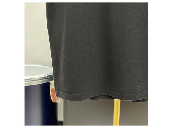 Moncler Crewneck T-Shirt mit besticktem Logo Schwarz - Ansicht 4