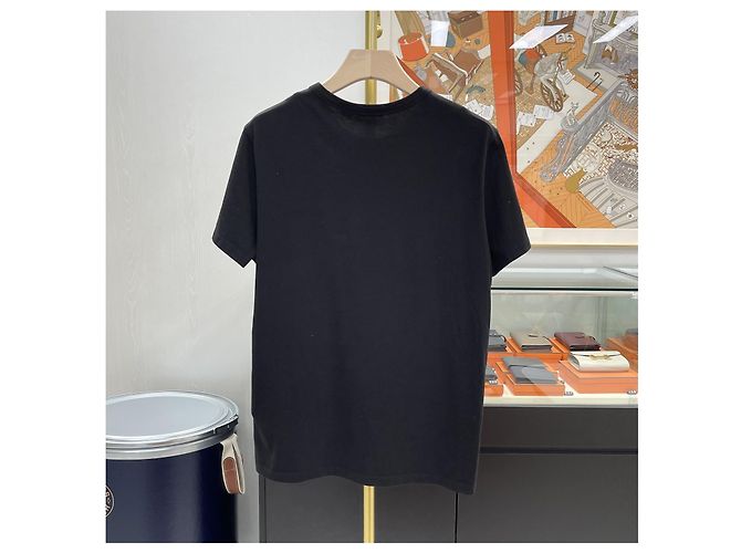 Moncler Crewneck T-Shirt mit besticktem Logo Schwarz - Ansicht 5