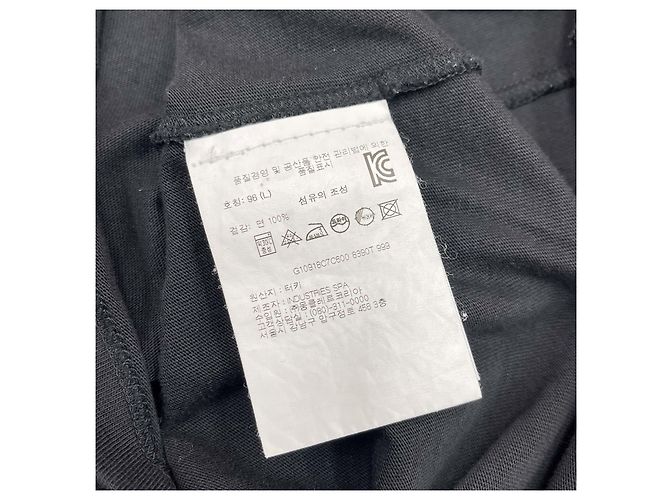 Moncler Crewneck T-Shirt mit besticktem Logo Schwarz - Ansicht 9
