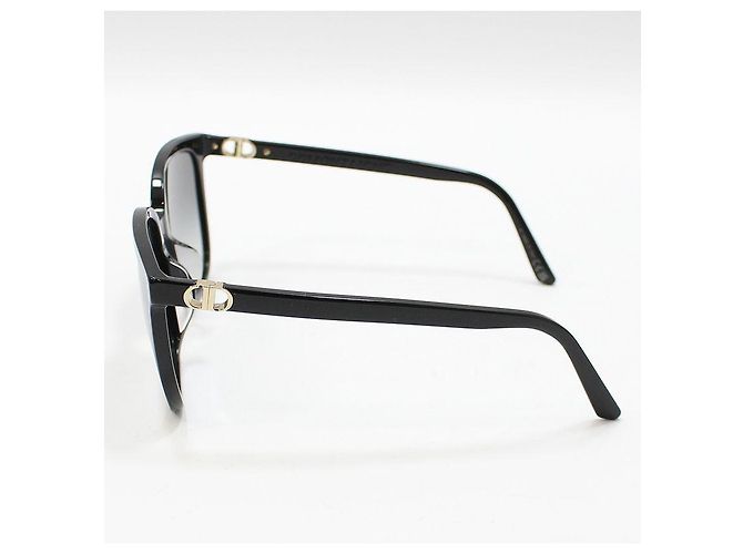 Dior Gafas de sol Montaigne Mini CD Logo montura negra - vista 3