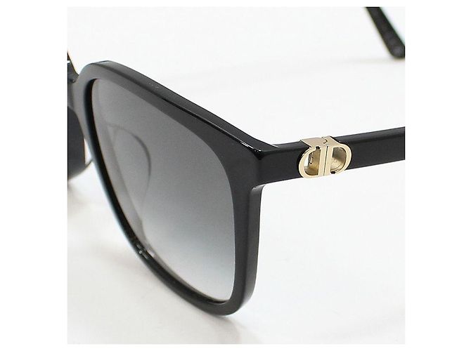Dior Gafas de sol Montaigne Mini CD Logo montura negra - vista 8