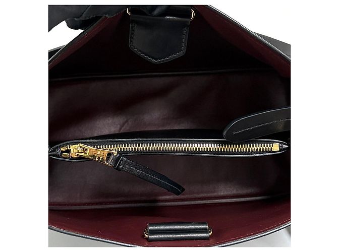 Prada Borsa a tracolla Martine in Saffiano Nera - vista 10