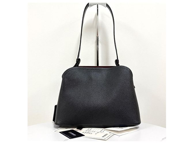 Prada Borsa a tracolla Martine in Saffiano Nera - vista 4