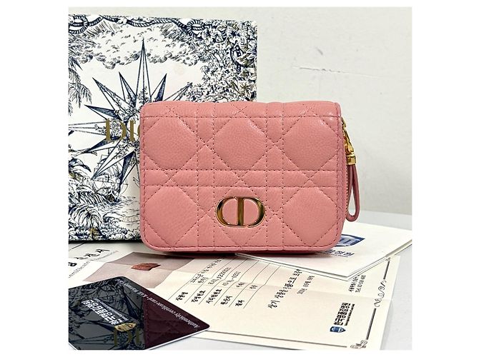 Dior Carteira Caro Cannage para mulher - vista 3