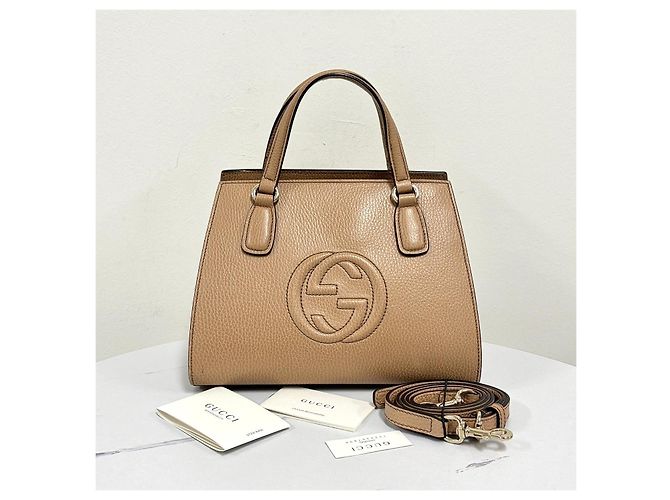 Gucci Borsa Tote Soho con manici e tracolla - vista 3