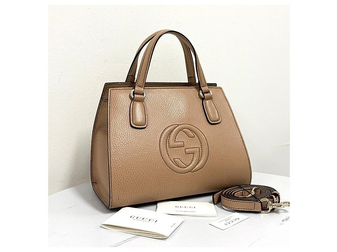 Gucci Borsa Tote Soho con manici e tracolla - vista 4