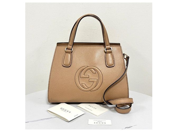 Gucci Borsa Tote Soho con manici e tracolla - vista 6