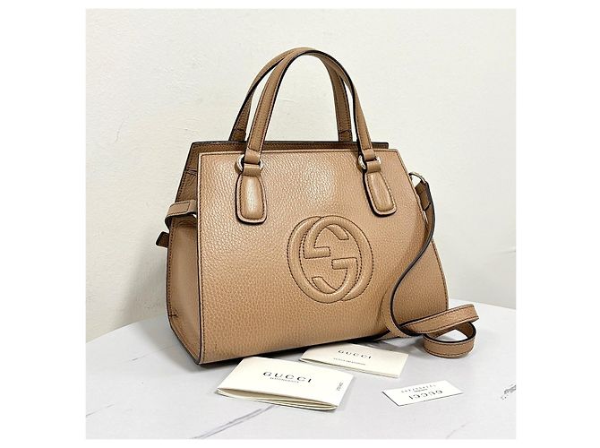 Gucci Borsa Tote Soho con manici e tracolla - vista 7