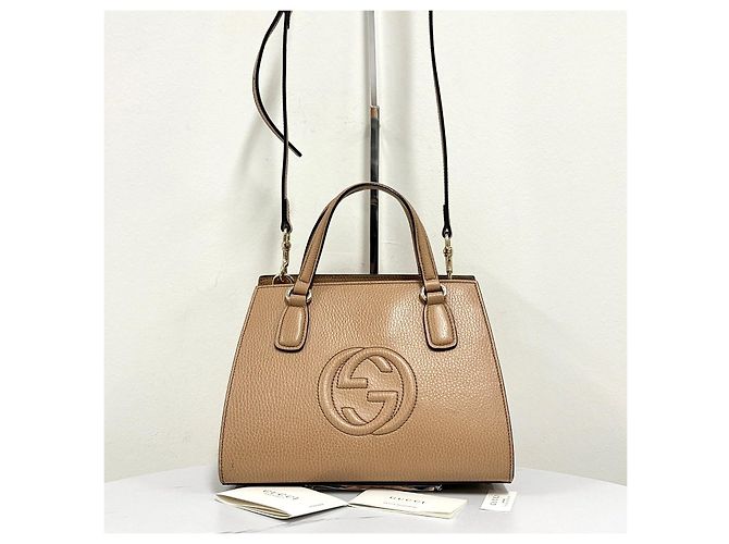 Gucci Borsa Tote Soho con manici e tracolla - vista 8