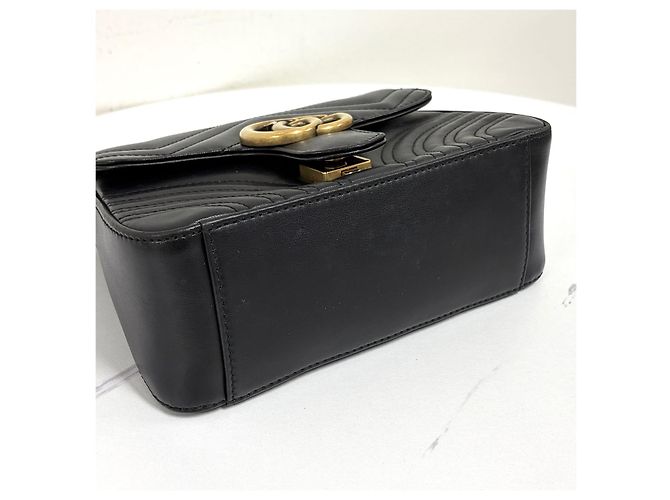 Gucci Mini Borsa Tote con Manico Borsa a Tracolla Nera - vista 12