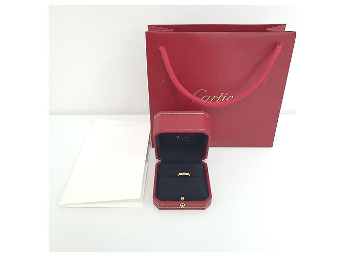Cartier 1P Diamant Ehering Gold - Ansicht 6