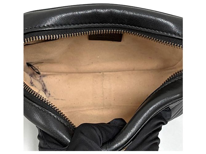 Gucci Mini Borsa a Tracolla con Catena Nera - vista 10