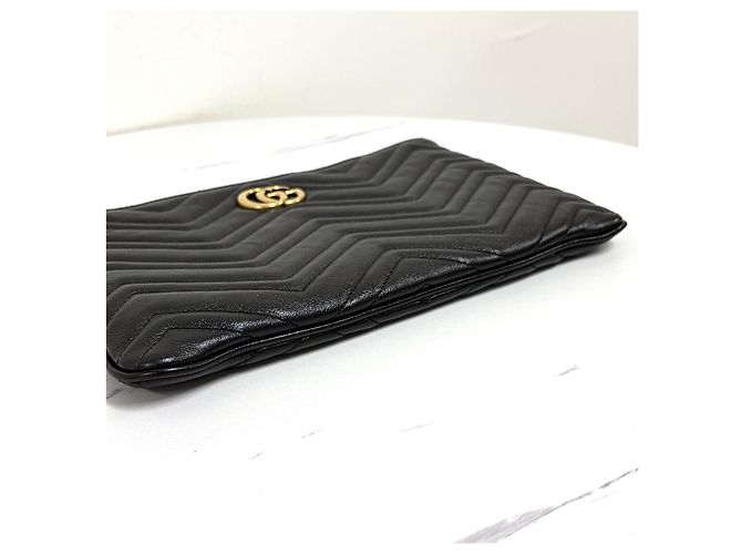 Gucci Clutch GG Marmont Matelassé Black - vista 8