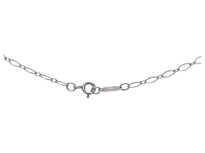 Tiffany & Co Silberner Schlüssel-Anhänger mit Diamanten - Ansicht 4