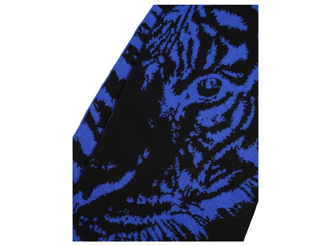 Dolce & Gabbana Sciarpa Sciarpa Collo Logo Blu Nero - vista 5