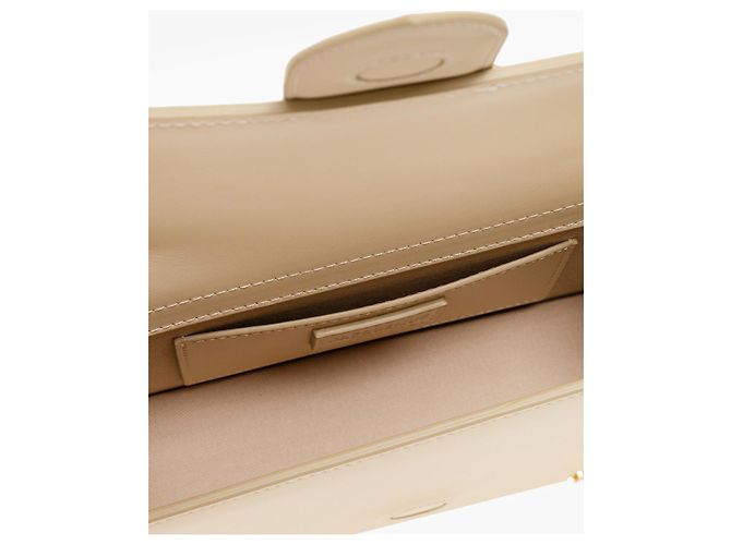 Jacquemus Borsa Le Grand Bambino Beige - vista 5