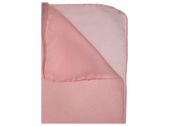 Dolce & Gabbana Sciarpa Stola Wrap Rettangolare in Seta Rosa da Donna - vista 5