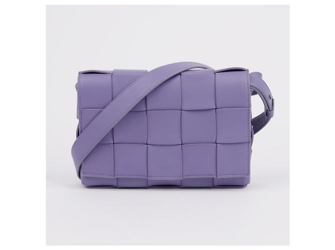 Bottega Veneta Borsa a tracolla Intrecciato Viola - vista 2