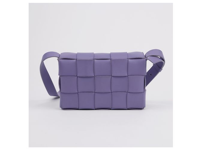Bottega Veneta Borsa a tracolla Intrecciato Viola - vista 3