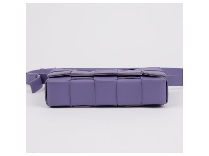 Bottega Veneta Borsa a tracolla Intrecciato Viola - vista 5