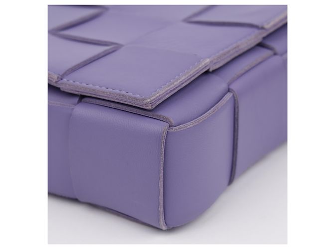 Bottega Veneta Borsa a tracolla Intrecciato Viola - vista 9