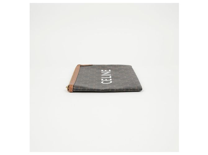 Céline Kleines Canvas-Lammleder-Etui - Ansicht 4