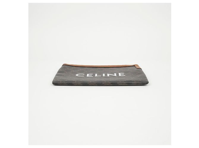 Céline Kleines Canvas-Lammleder-Etui - Ansicht 5