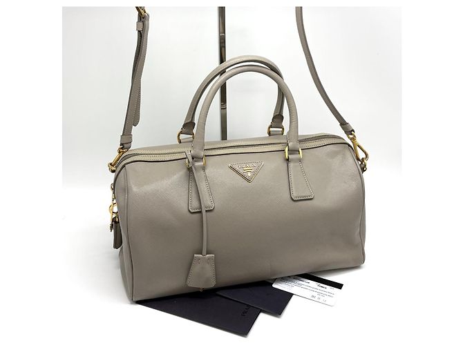 Prada Borsa Boston Saffiano Lux - vista 3