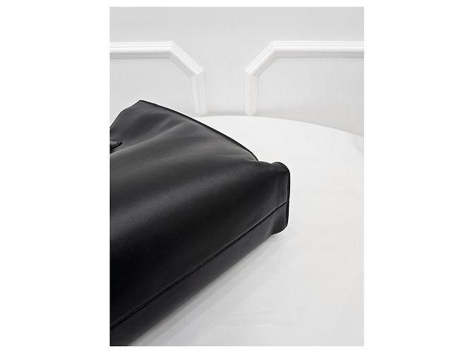 Tote Prada Sac cabas en cuir avec logo triangle - vue 5
