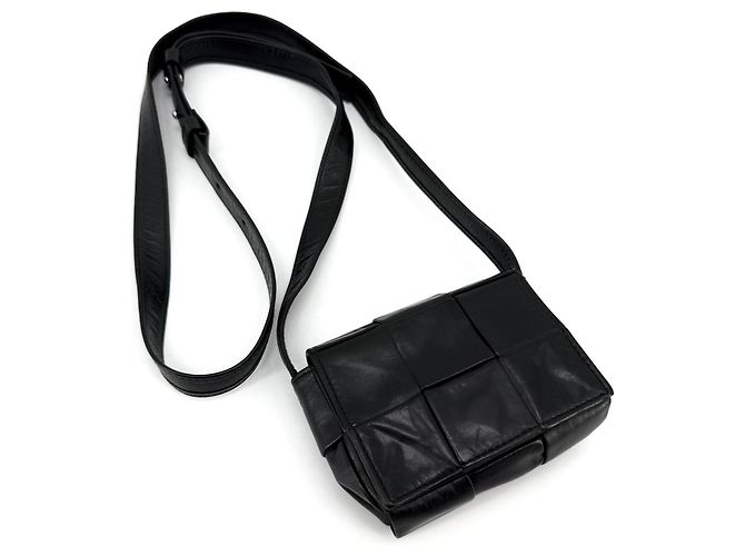 Bottega Veneta Borsa Cassette Mini in pelle - vista 3