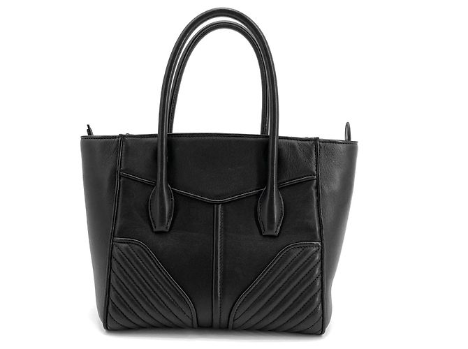 Miu Miu Borsa Tote Biker in Napa Borsa a Tracolla - vista 3