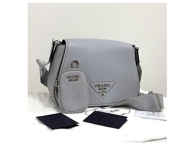 Prada Bolsa Tiracolo Vitello Pocket - vista 4