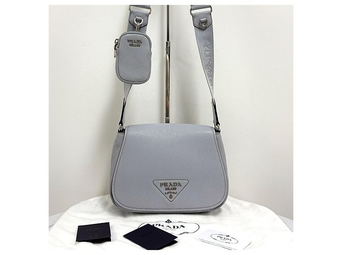 Prada Bolsa Tiracolo Vitello Pocket - vista 6