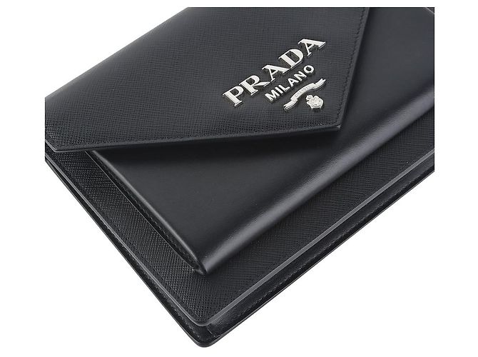 Prada Envelop Mini Saffiano Crossbody-Tasche - Ansicht 5