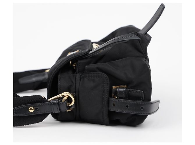 Prada Sac à épaule Explore Medium Black - vue 7