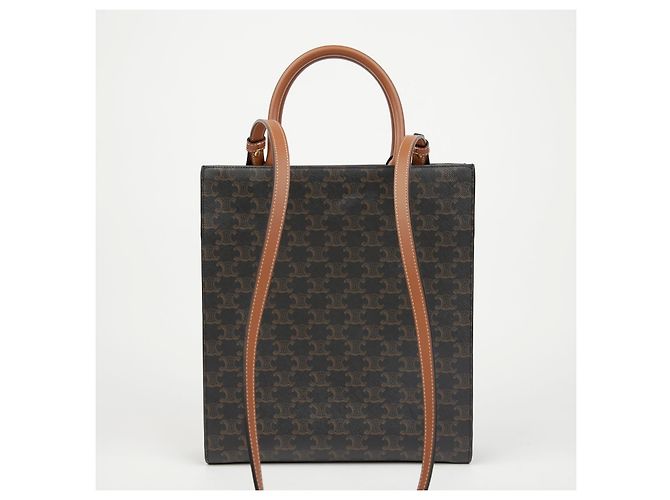 Cabas Céline Borsa Tote Verticale Small Tan - vista 3
