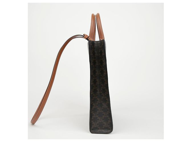 Cabas Céline Borsa Tote Verticale Small Tan - vista 5