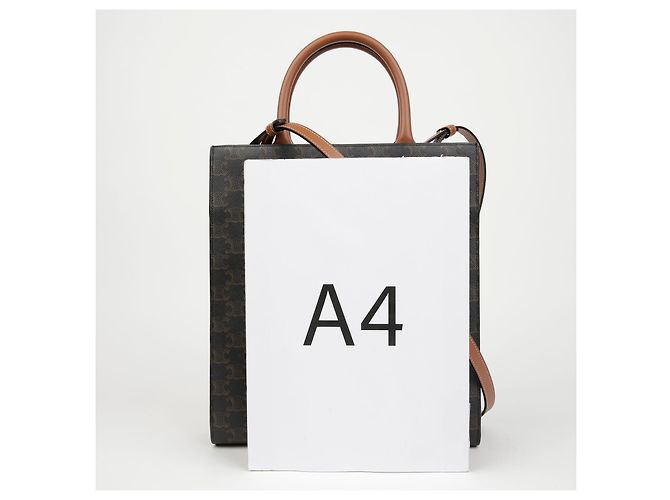 Cabas Céline Borsa Tote Verticale Small Tan - vista 7