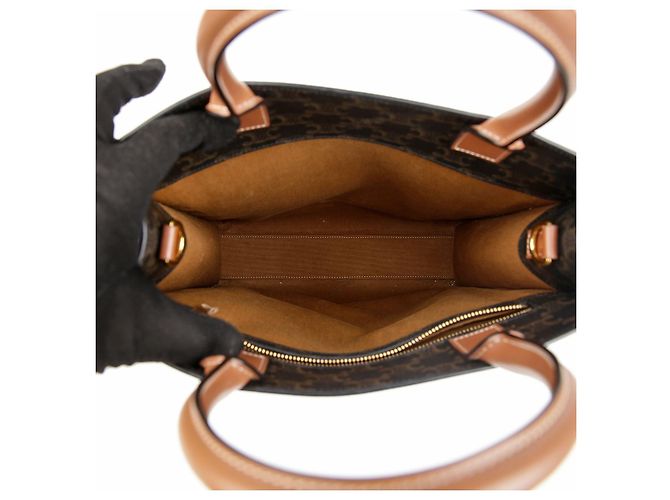 Cabas Céline Borsa Tote Verticale Small Tan - vista 8