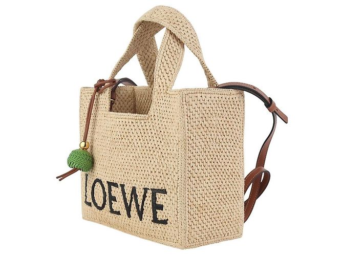 Loewe Charm per borsa Raffia Font Small Flower Bag Charm - vista 2
